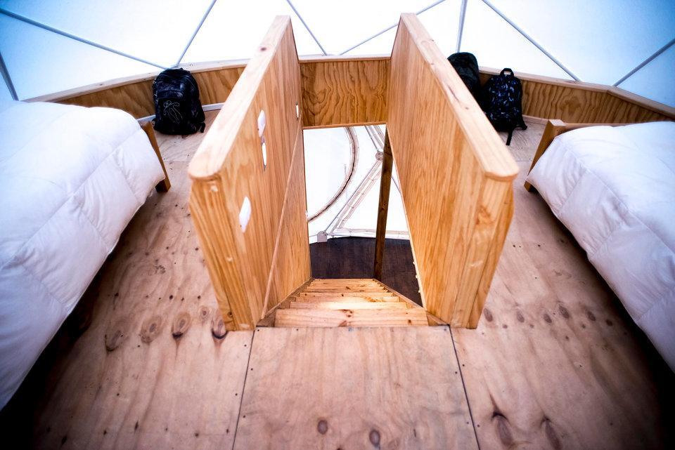 Отель Glamping Domos Treepod Лас Транкас Экстерьер фото